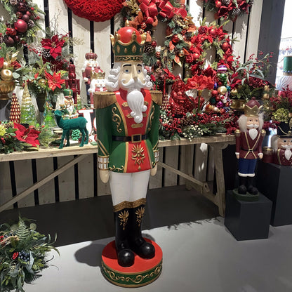 Soldados quebra-nozes de madeira Shopping , Soldado Quebra Nozes Vermelho Enfeite