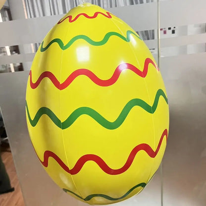 Balão inflável de ovo páscoa decoração de bola inflável para exterior ovos de coloridos