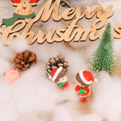 Decoração neve falsa de Natal para artesanato decoração interna neve artificial cobertor