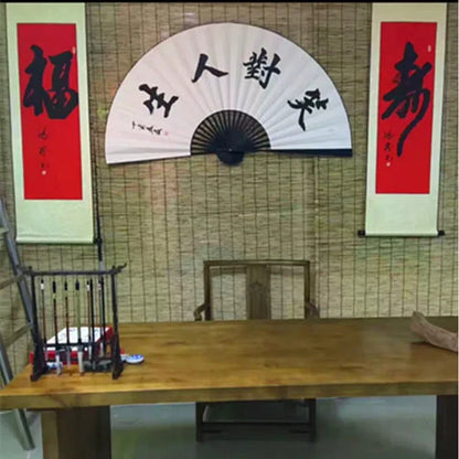 Leque Leques de mão dobrável 120x220cm, ventilador, cor lisa japonesa, grande, dobrável