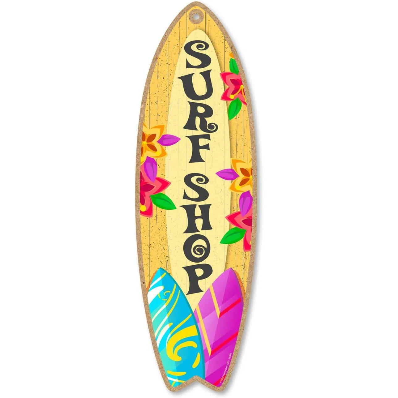 Arte prancha surf,arte surf madeira | Decoração retro artesanato com tema do oceano