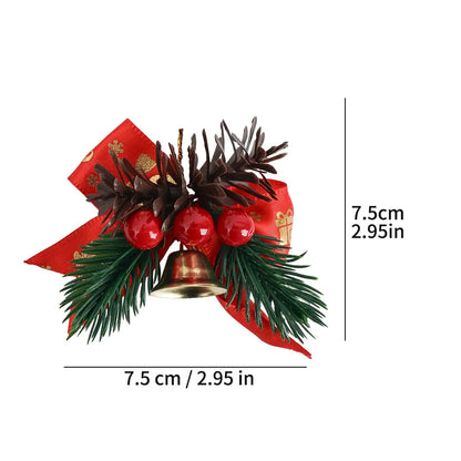 Laços Xadrez 1/5/10/20/30 Peças de Serapilheira de Natal com Sino Laços de Fita Xadrez