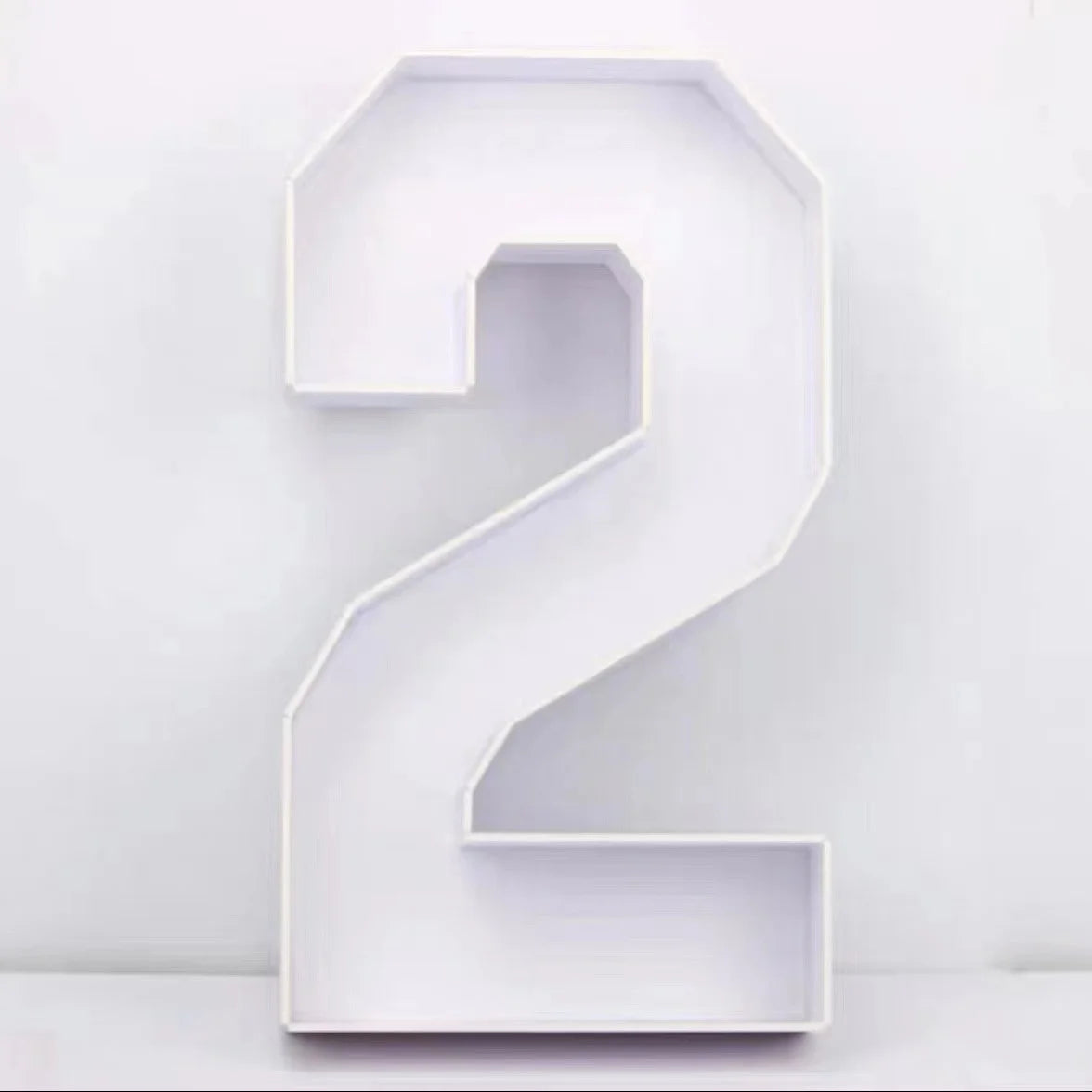 Letras Gigante Moldura para Balão com Números, Mosaico de Balões de 73 cm, Moldura