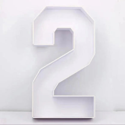 Letras Gigante Moldura para balões, moldura de mosaico de 73 cm, balões reutilizáveis