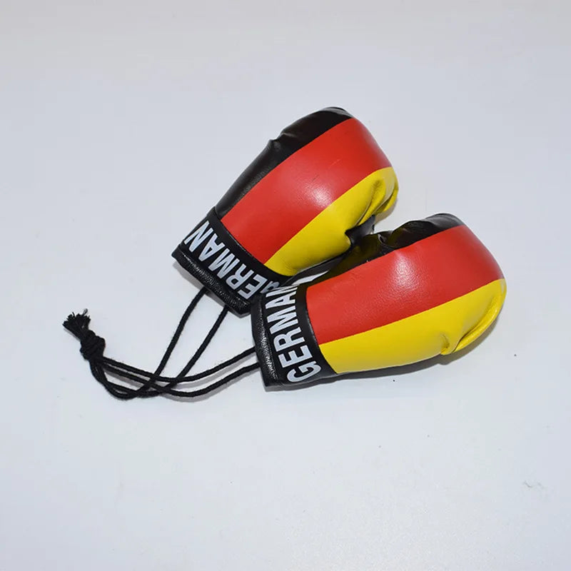 Chaveiro com a bandeira do Brasil, mini luvas de boxe, decoração versátil, acessório boxe