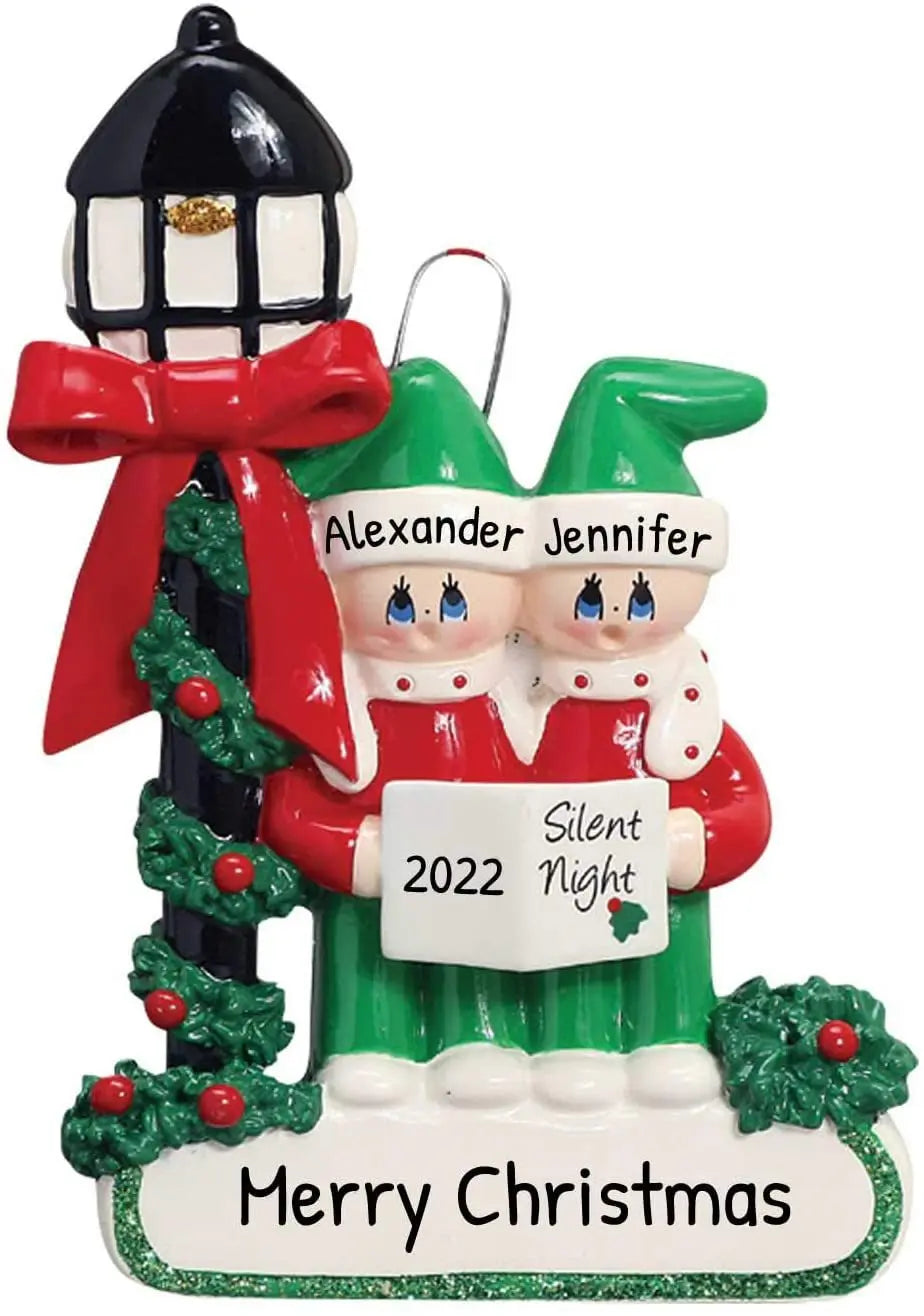 Porta-Retrato Árvore de Natal Enfeite de Natal Personalizado em Formato de Porta-Retrato 7.8cm*7.7cm