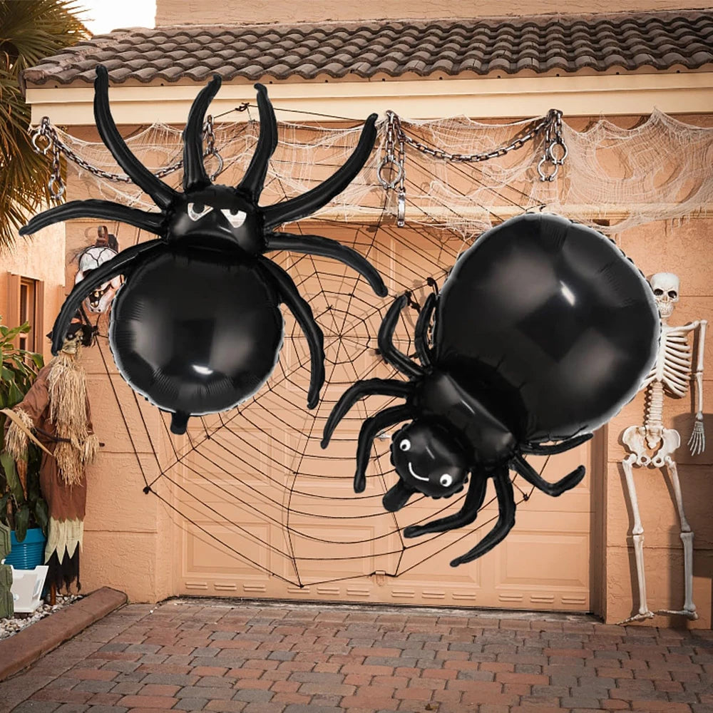 Balões grandes de Halloween Balões de esqueleto em pé Balão assustador base Balão