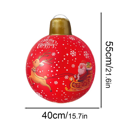 Bola de Natal Inflável, Inflável para Exterior, Bolas Infláveis Decoradas, Decoração e Infláveis