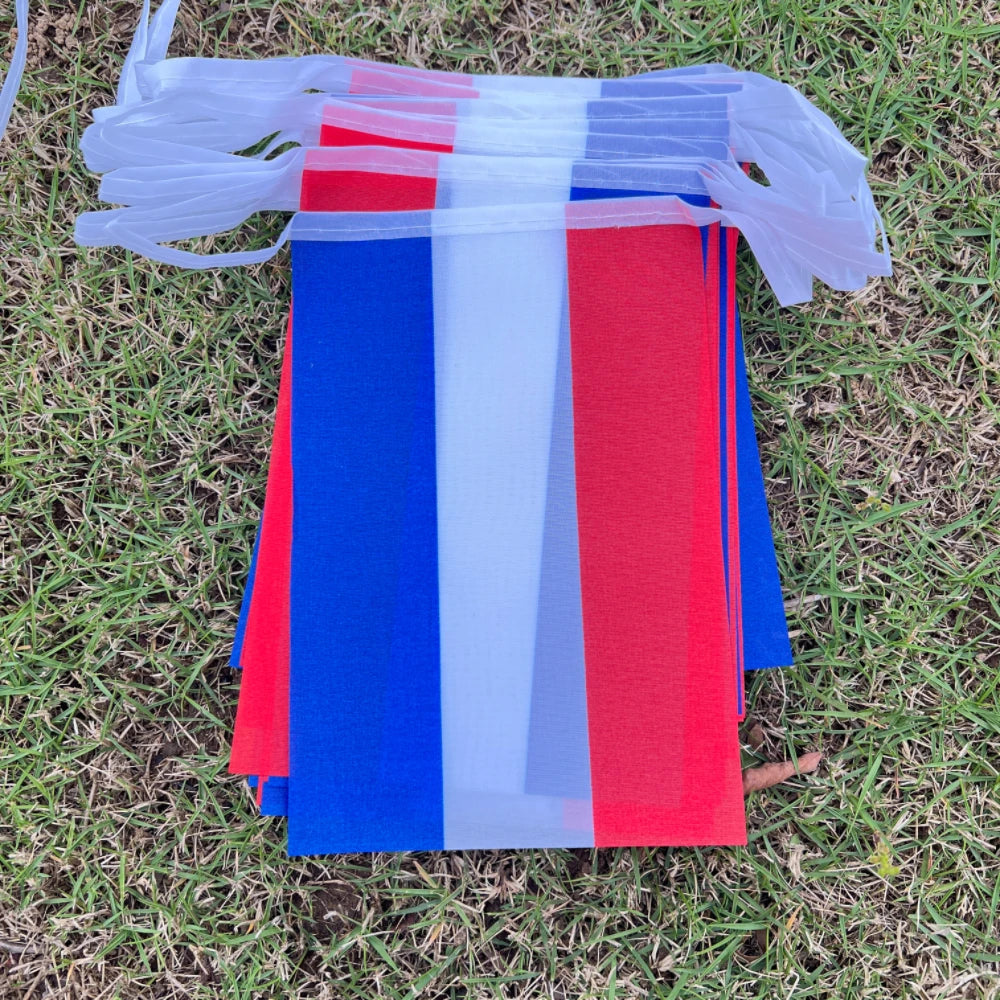 Bandeira holandesa de 6 metros 20 bandeiras 9" x 6" - bandeiras holandesas 14 x 21 cm