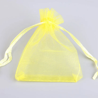 Sacolinhas Grande Organza Saco De Organza Branco 15x20cm - Pacote 50 Gala, Multicor