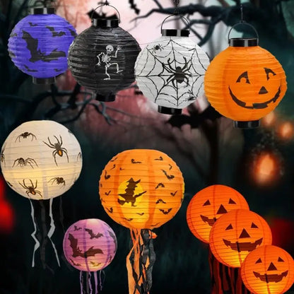 Decoração de lanternas de de morcego de Halloween | Lanterna de criativa de morcego