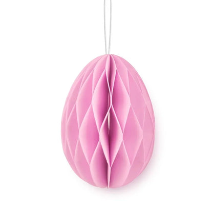 Ovo de Páscoa Decorativo 3D em Formato de Favo de Mel para Pendurar na Parede - Verde