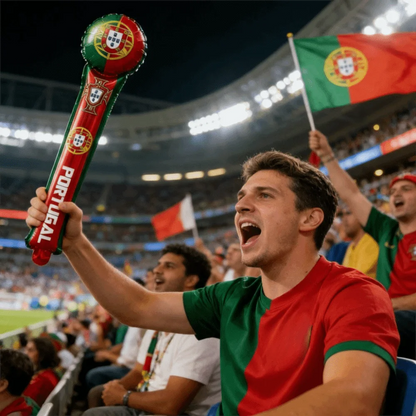 Balões Bastões Reutilizáveis Alumínio Copa do Mundo 50 Unidades