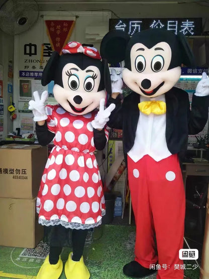 Fantasia de Mascote da Mickey Masculino Adulto Fantasia de Mascote da Minnie Mouse