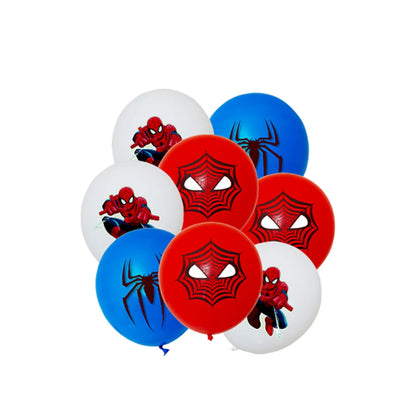 Spiderman 12 Polegada balões de látex ar globos meninos decorações