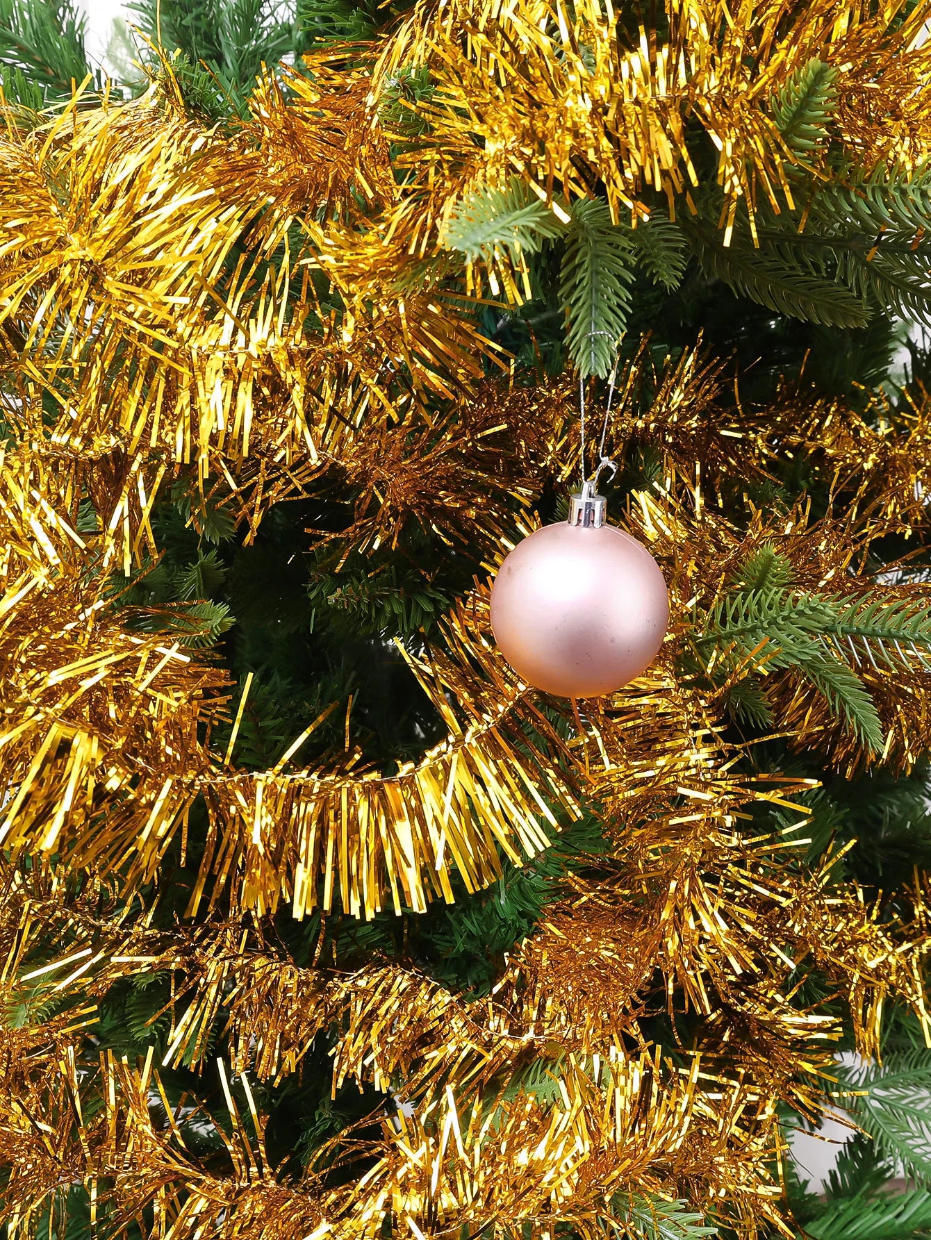 Kit 1 até 20 Festão Metalizado 20 peças Fitas 1cm X 30 Metros Decoração Natalina Enfeite