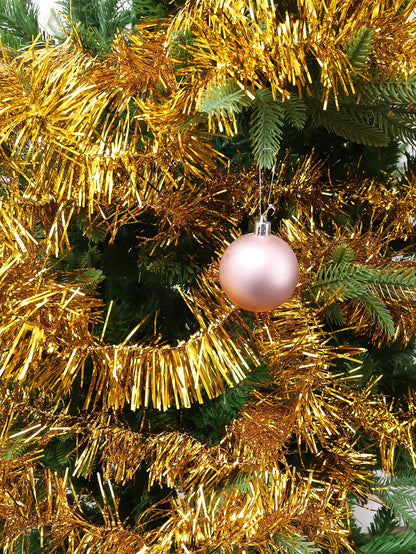 Kit 1 até 20 Festão Metalizado 20 peças Fitas 1cm X 30 Metros Decoração Natalina Enfeite