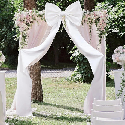 Decoração de laço gigante de casamento, laços grandes, decoração de parede de quarto