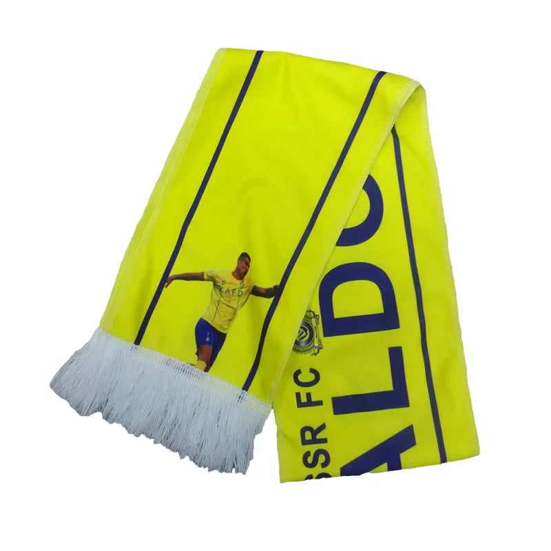 Cachecol para torcida de futebol Copa do Mundo, bandana para torcida de futebol, presente