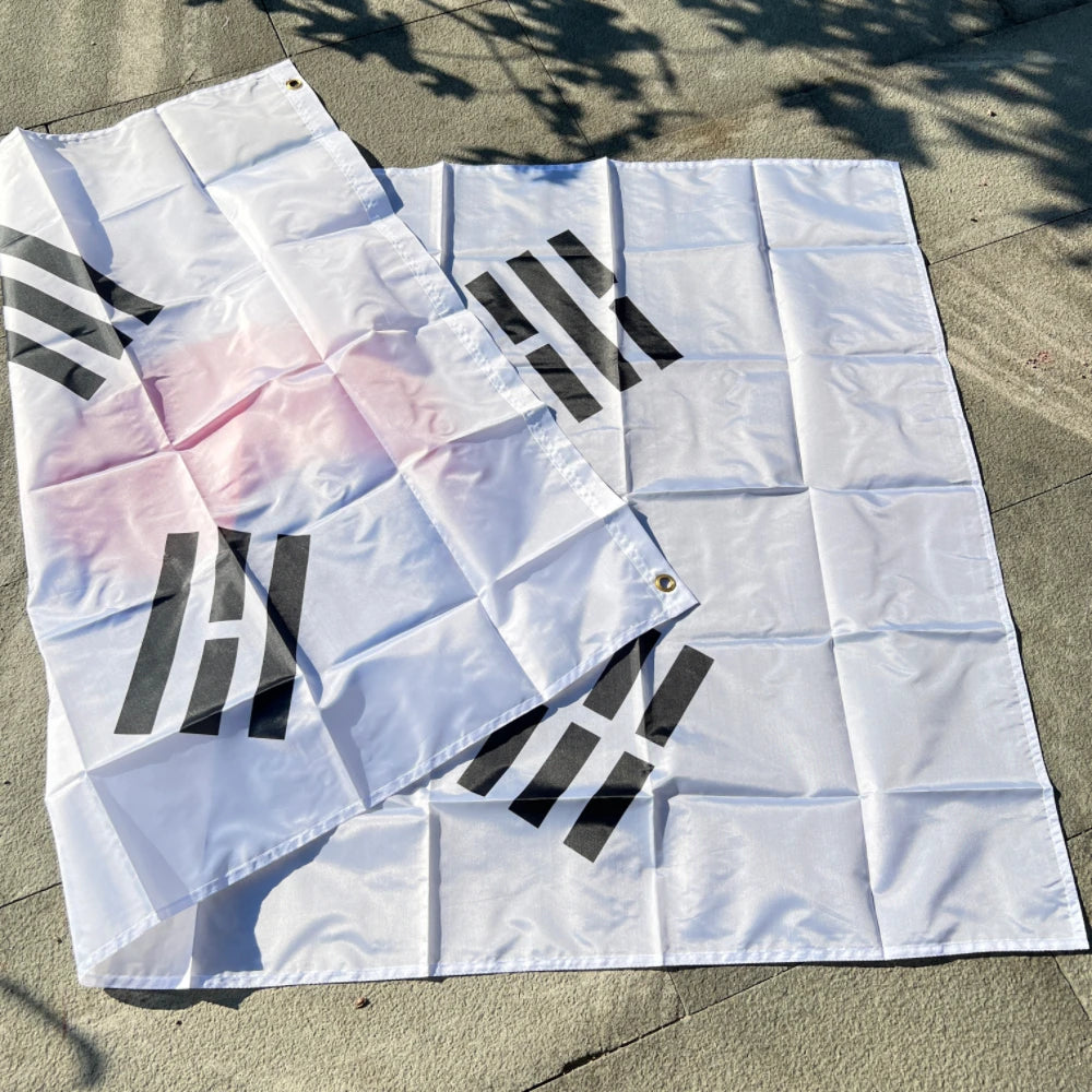 Bandeira da Coreia do Sul para Copa do Mundo de 1,82 m x 1,52 m bordado externo Coreia