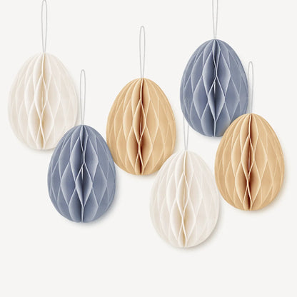Papel para pendurar decoração de festa, 5 peças de bolas de favo de mel em forma