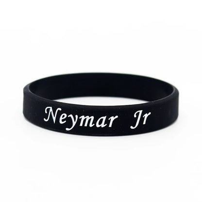 Pulseira de Copa do Mundo Pulseira esportiva silicone futebol futebol motivacional fitness