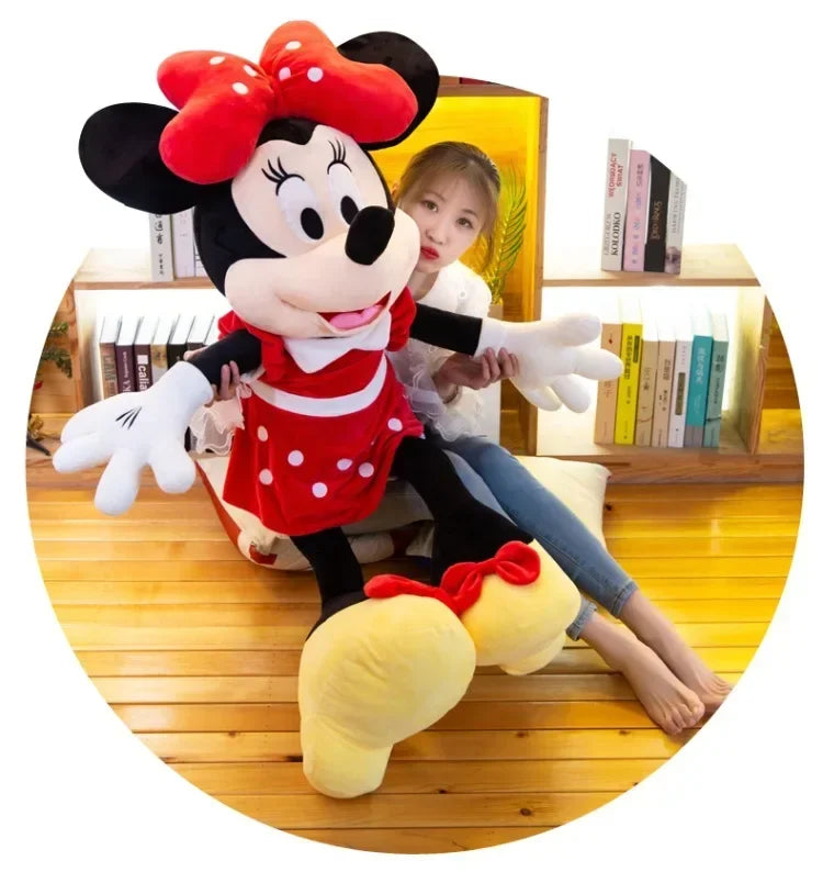 Mickey e Minnie Pelúcia Infantil Disney Mickey Mouse com Mecanismo de Luz
