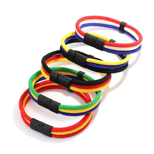 Pulseira de Copa do Mundo Brasil multicolor tamanho bandeira nacional cor geral unissex