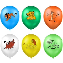 Carregar imagem no visualizador da galeria, Disney leão rei decorações simba leão rei balão de látex selva safári balão
