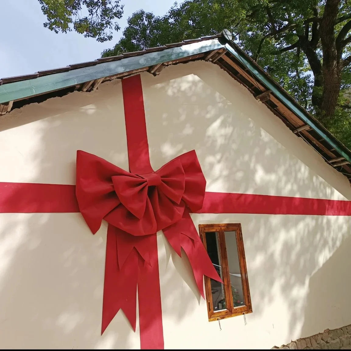 Laço gigante grande de fita de cetim, 30cm x 100cm, grande laço gigante rosa decoração