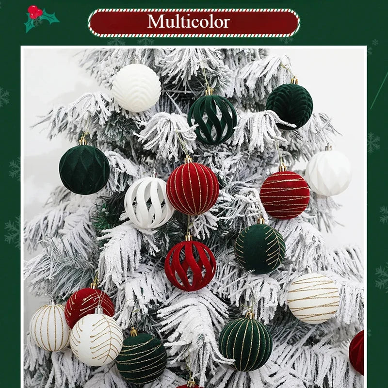 Bola de Natal 12 peças Bolas de Natal Enfeites Bolas de Natal Decorações Fácil de Usar