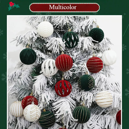 Bola de Natal 12 peças Bolas de Natal Enfeites Bolas de Natal Decorações Fácil de Usar