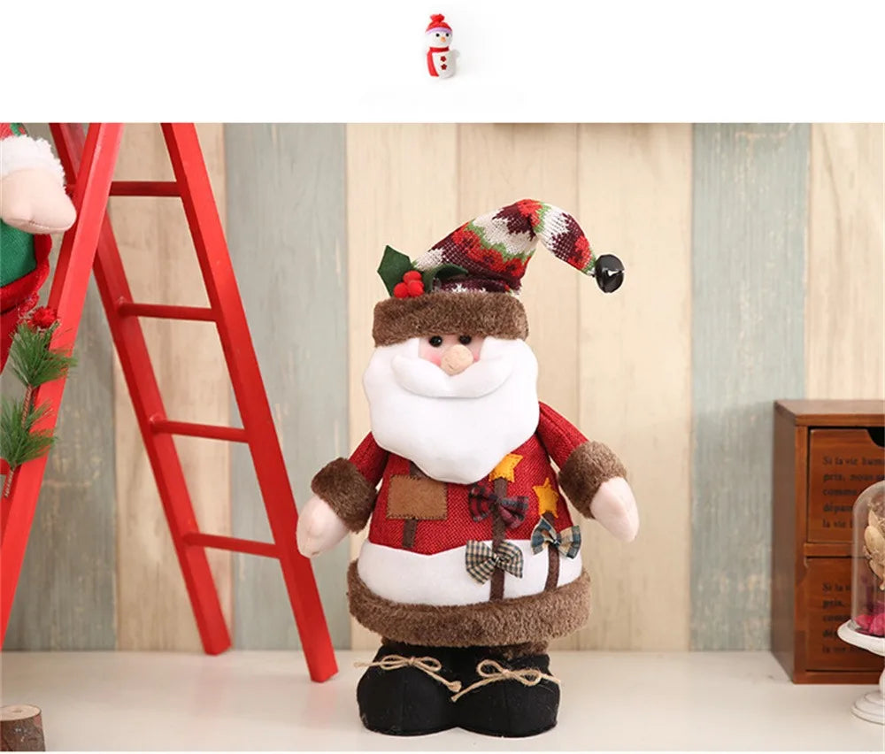 Boneco em pé de natal, presente Infantil, novidade, natal 60*18CM