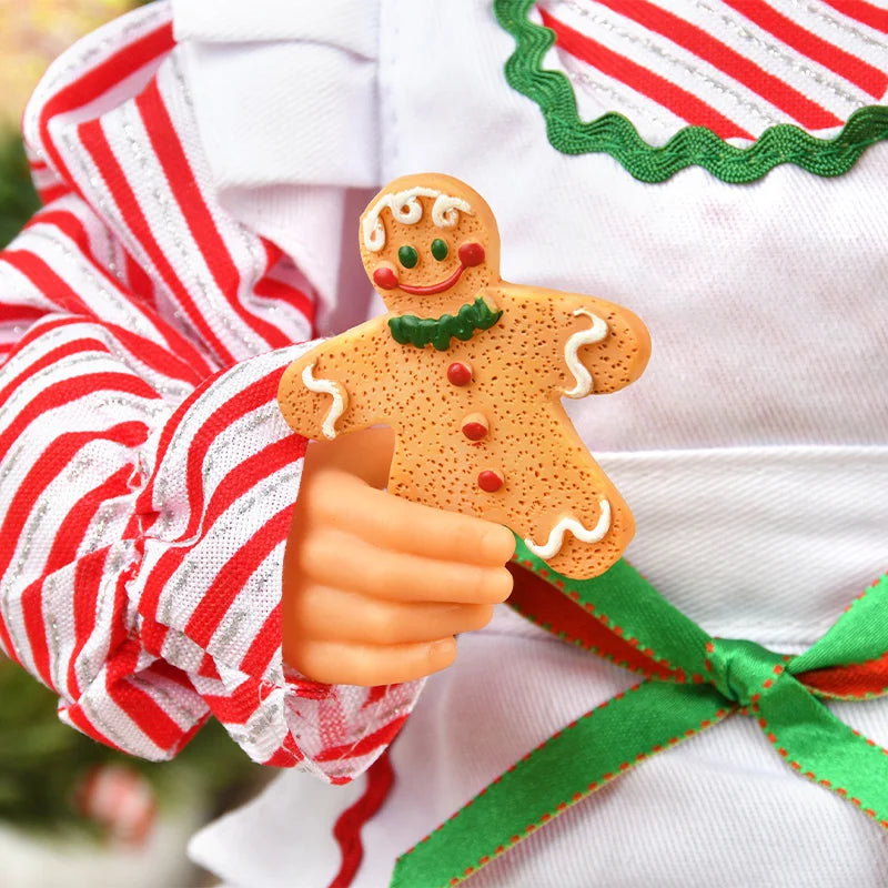Bonecos de Natal Papai e Mamãe Noel Casal Papai Noel e Mamãe Noel Confeiteiro Gourmet
