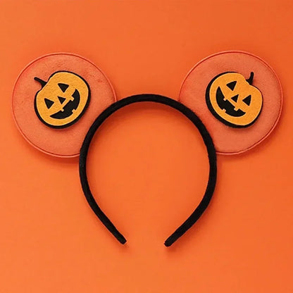 Tiaras Acessórios Disney Conjunto de 1 tiaras com orelhas rato para o Halloween, lantejoulas