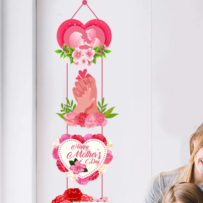 Decoração Teto de Dia das Mães Porta Pendurada Banner Dia das Mãe