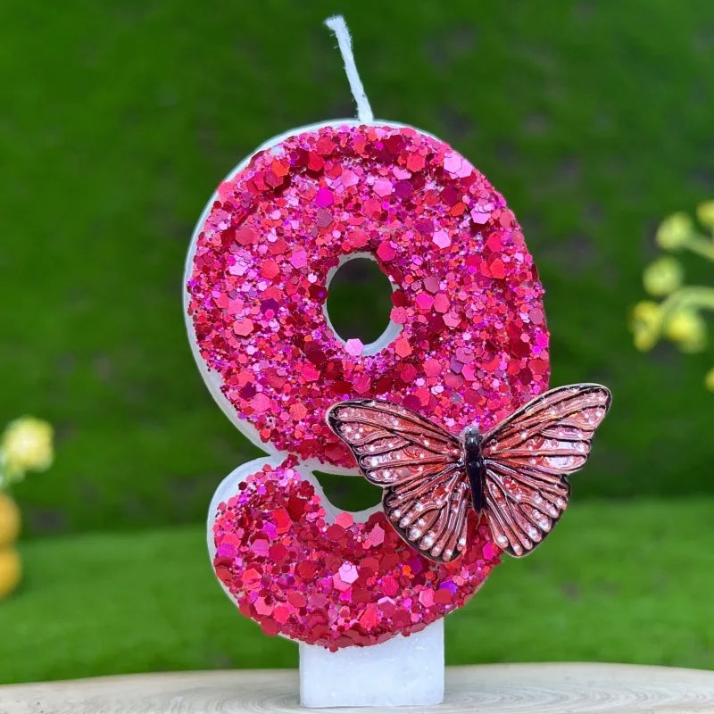 Velas com número de aniversário de 7 cm, velas de aniversário, design 3D, bolo aniversário