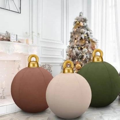 Bola Natal Inflável para Shopping Center e Bolas Natalinas Coloridas Cenários Fotográficos
