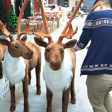 Carregar imagem no visualizador da galeria, Decoração De Natal Rena Grande Boneco Para Fim De Ano
