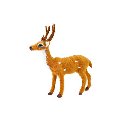 Decoração genéricas de rena de natal, estatueta de alce, lembrancinhas, escultura animal