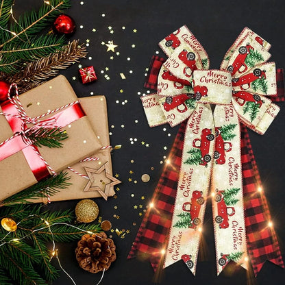 Laço decoração Natal LED grandes laços de guirlanda de Natal de LED, laços de Natal