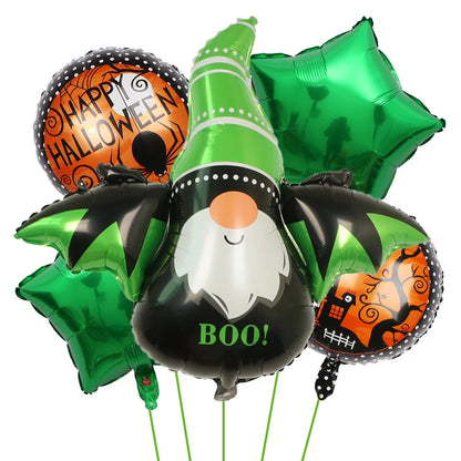 Decoração de balões de Halloween | Decoração de balão de aranha de abóbora Halloween