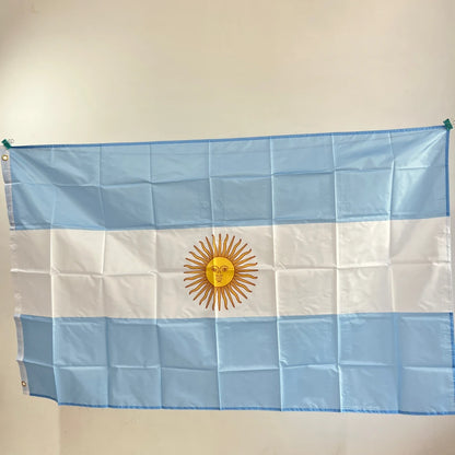 Bandeira Argentina Copa do Mundo 9 x 1,5 m, Bandeira Nacional Grande para Decoração