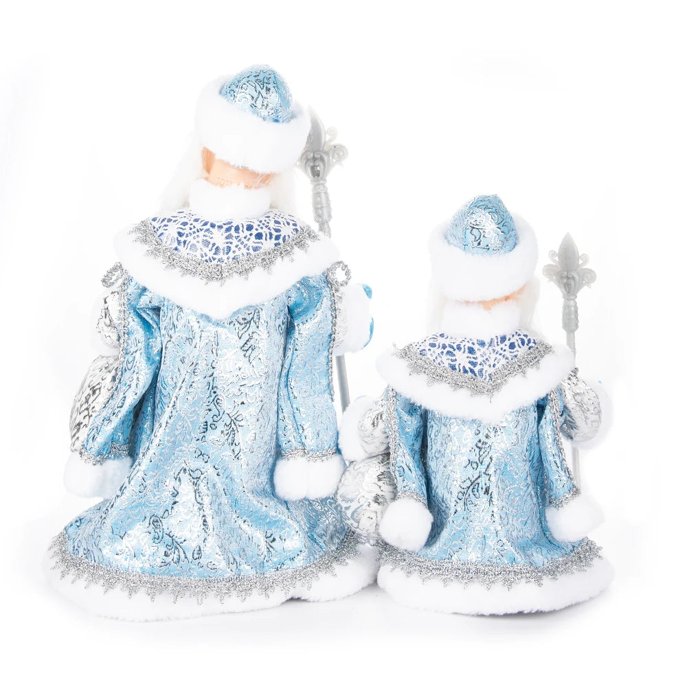 Natal Papai Noel Menino Menina Russa Música Eletrônica Ornamentos Decoração Natal