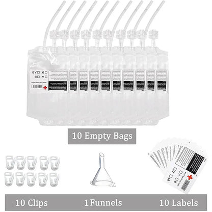 Sacos Sangue Halloween 10 Peças Saco de Sangue Halloween Sacos Sangue Reutilizáveis
