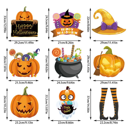 Decoração de Halloween - Conjunto de 1 peças de decoração Halloween castelo fantasma