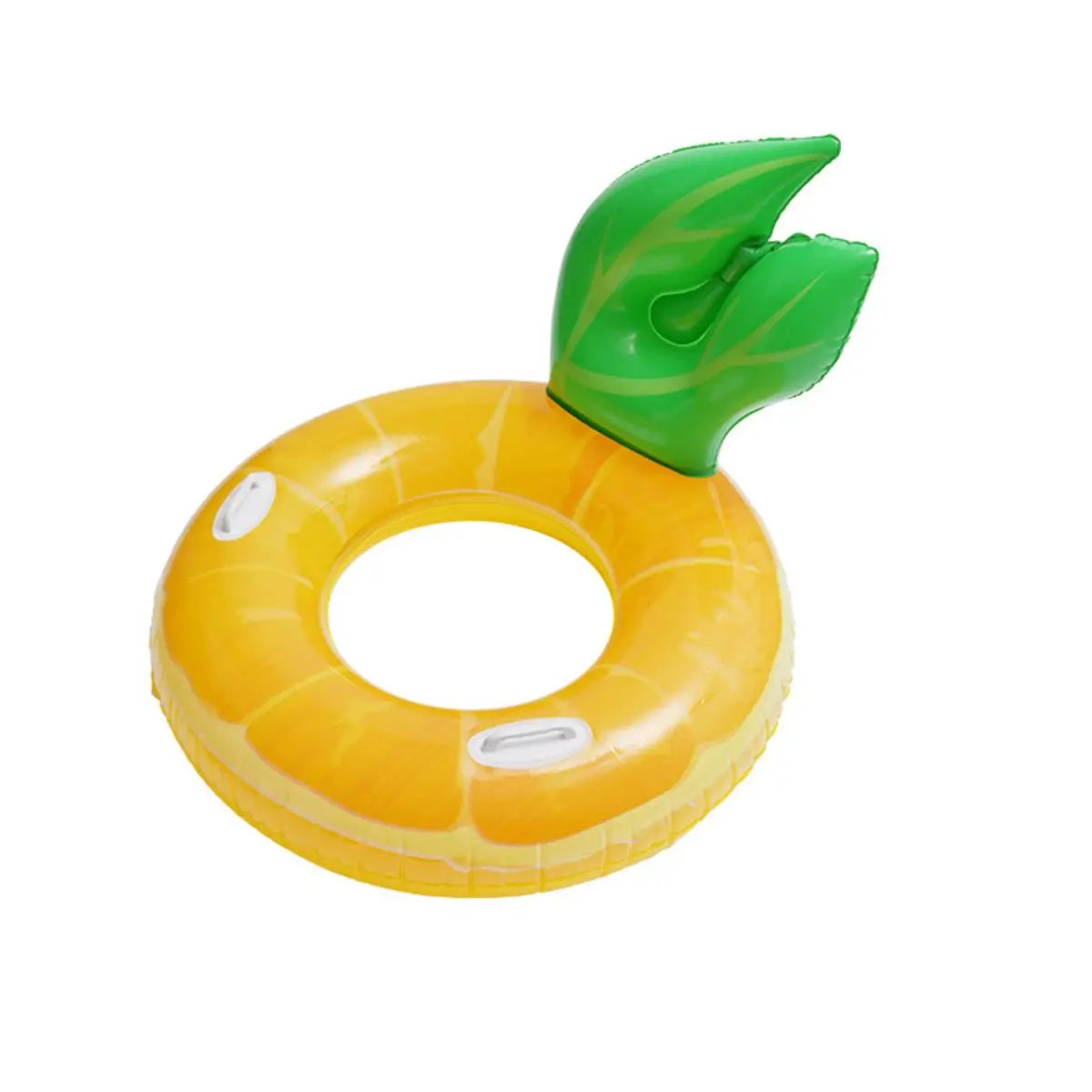 Kit 1 Boias Inflável de Frutas para Praia ou Piscina, 1 Laranja e 1 abacaxi, 120 cm