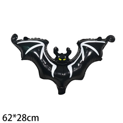 Balões grandes Halloween, conjunto independente balões grandes alumínio, abóbora