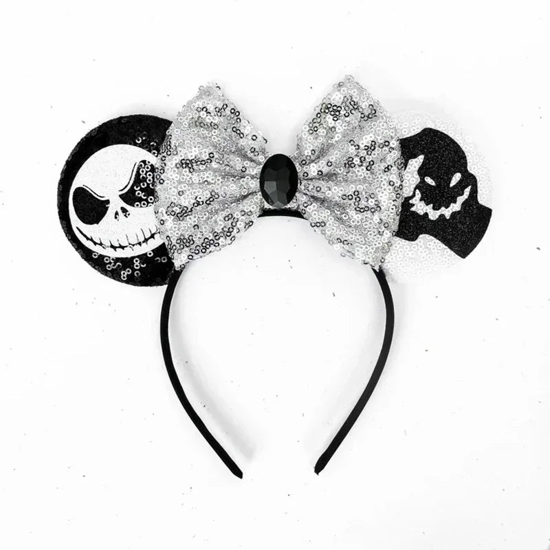Tiaras Acessórios Disney Conjunto de 1 tiaras com orelhas rato para o Halloween, lantejoulas