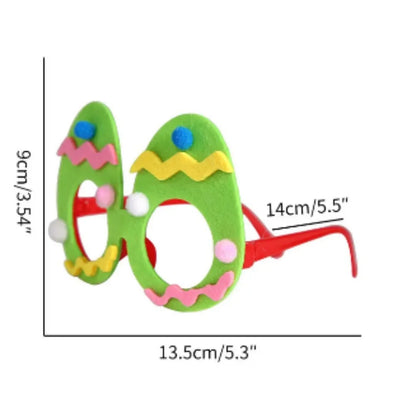 Óculos de orelha de coelho óculos engraçados para festa de Páscoa óculos fofos